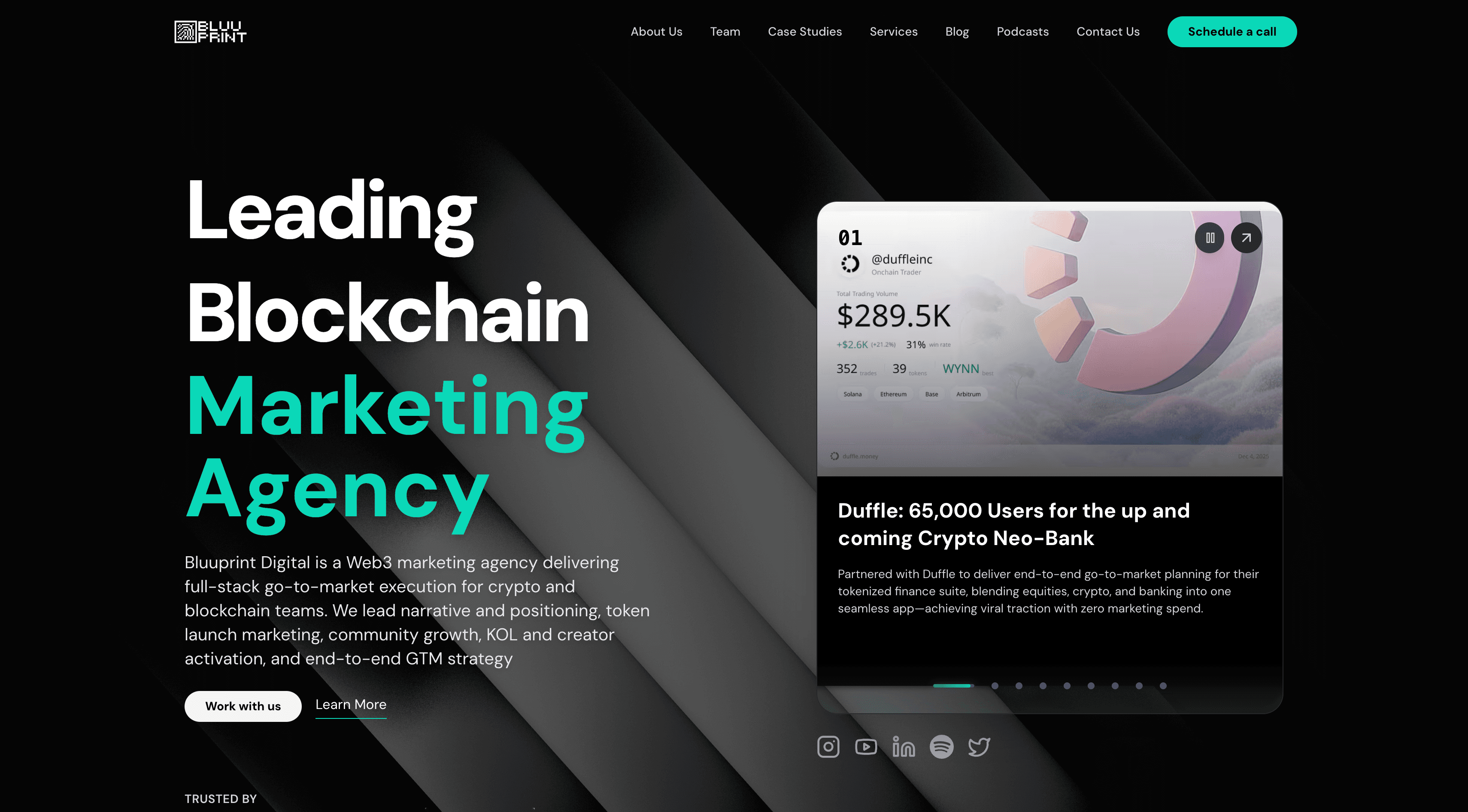 Crypto Agency Website