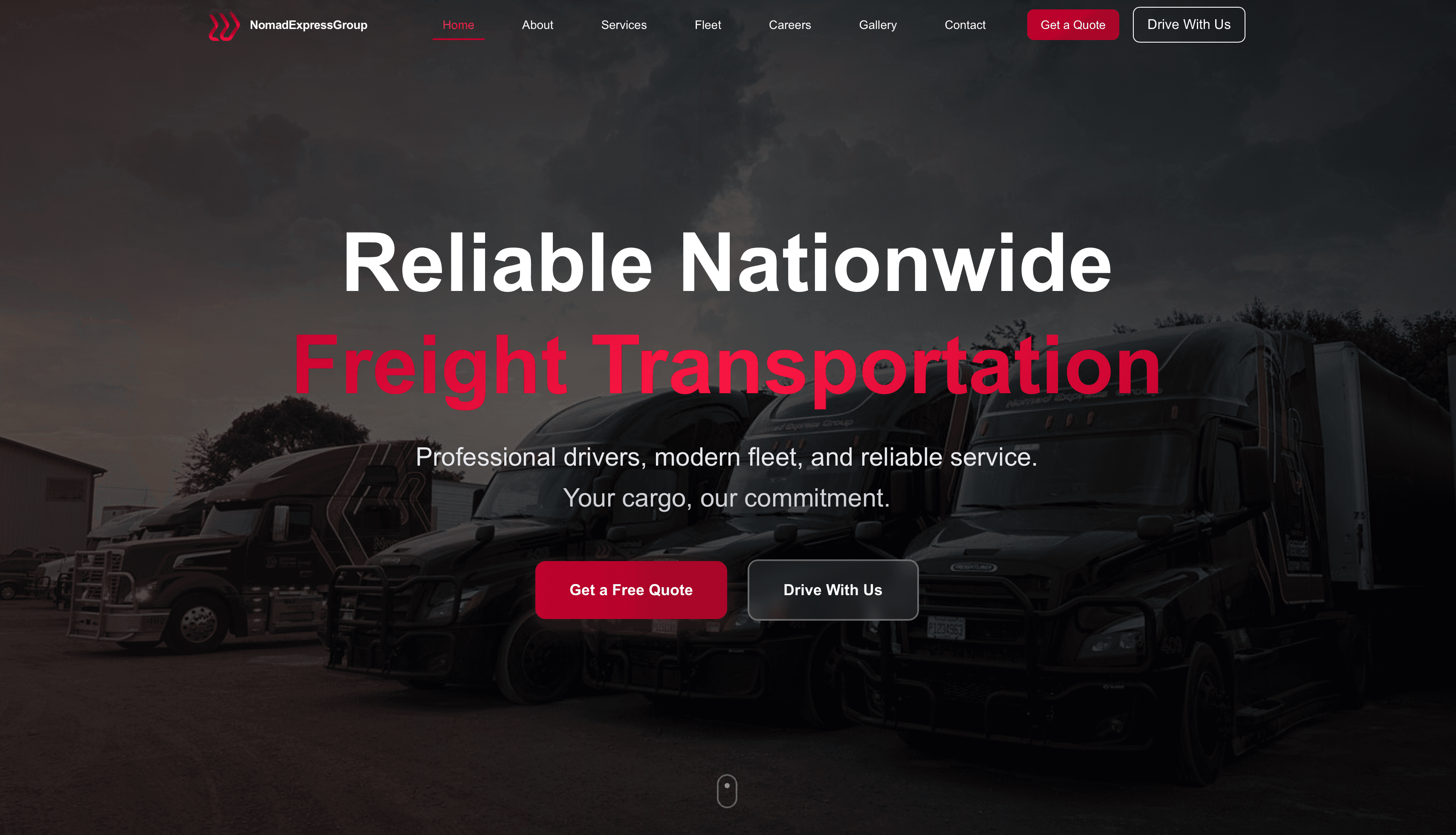 Trucking Company Website
